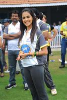 Genelia at CCL Semi Final Match